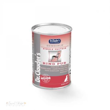   Dr.Clauders Dog Selected Meat Sensible Beef Pure marhás konzerv 400g