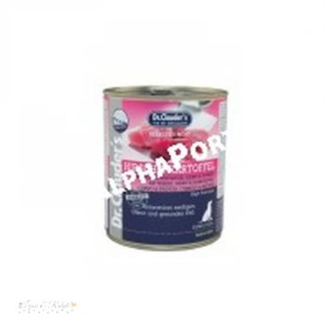   Dr.Clauders Dog Selected Meat Szarvasos és burgonyás konzerv 800g