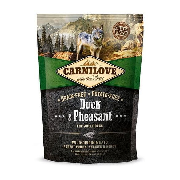 CarniLove Carnilove Adult Duck & Pheasant- Kacsa és Fácán Hússal 1,5kg