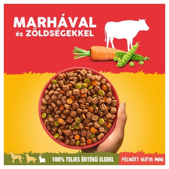 Pedigree Száraz Mini Marha-Zöldség 12kg