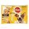 Pedigree alutasak Multipack Adult Marha+Nyúl,Pulyka+Répa 4x100g
