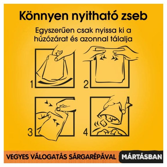 Pedigree alutasak Multipack Adult Marha+Nyúl,Pulyka+Répa 4x100g