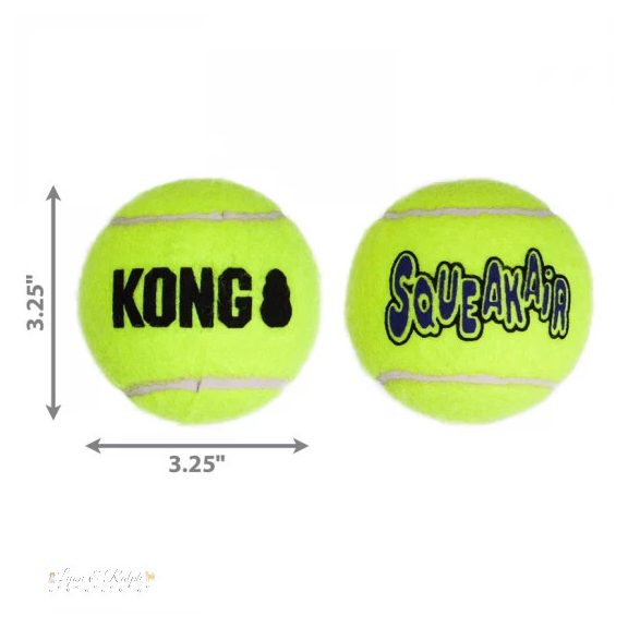 KONG SqueakAir Balls Teniszladba Kutyajáték 2 db L
