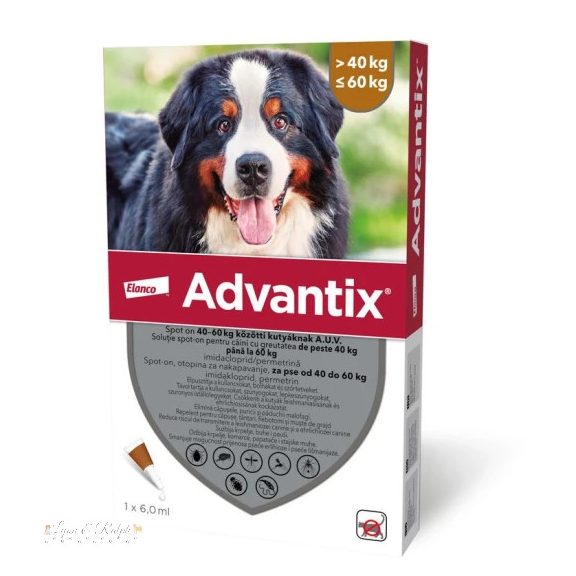 Advantix spot on 40-60 kg közötti kutyáknak AUV 1 x 6 ml