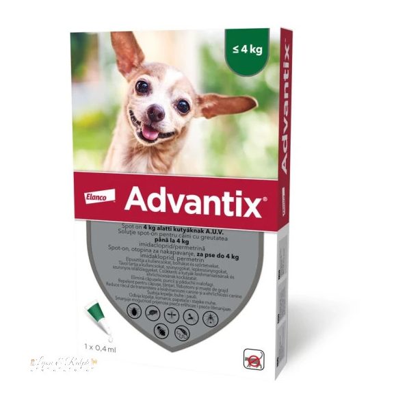 Advantix 40 0.4 ml 4 kg > 1x