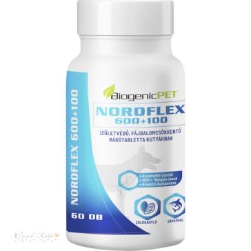   BiogenicPet Noroflex 600+100mg 60db ízületvédő, fájdalomcsökkentő rágótabletta