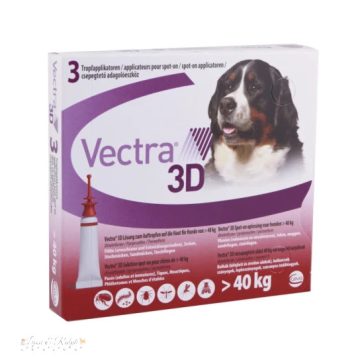   Vectra 3D rácsepegtető oldat óriás testű kutyáknak XL (40-66kg) 3x