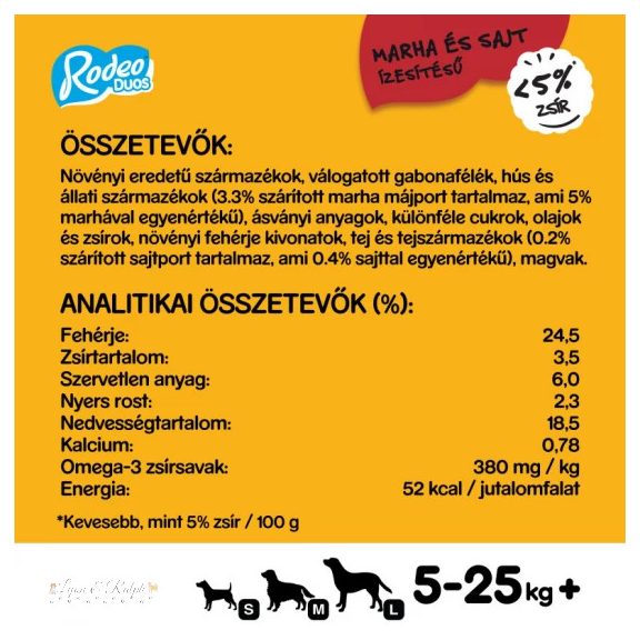 Pedigree Rodeo Duo Marha+Sajt 123g