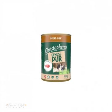 Christopherus Dog konzerv pure ló 400g