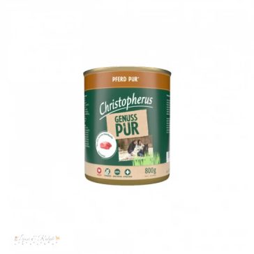 Christopherus Dog konzerv pure ló 800g