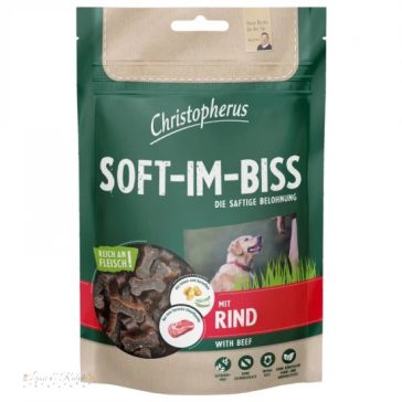   Christopherus Dog Jutalomfalat Grain Free Soft-Im-Biss Marha 125g