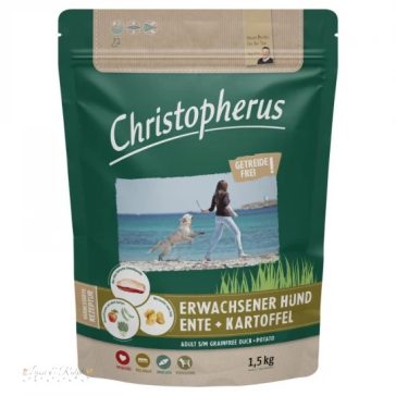   Christopherus Dog Adult Grainfree Kacsa és burgonya Small & medium 1,5kg