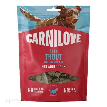   Carnilove Dog Soft Snack Trout Enriched With Dill- Pisztráng Kaporral 200g