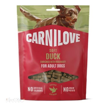   Carnilove Dog Soft Snack Duck Enriched With Rosemary - Kacsa Rozmaringgal 200g