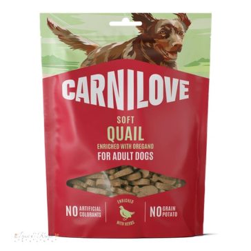   Carnilove Dog Soft  Snack Quail Enriched With Oregano - Fürj Oreganóval 200g