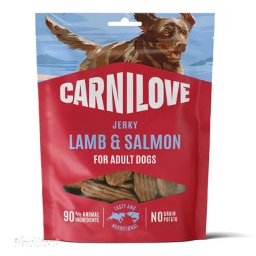 Carnilove Dog Jerky Lamb & Salmon - Bárány és Lazac 100g