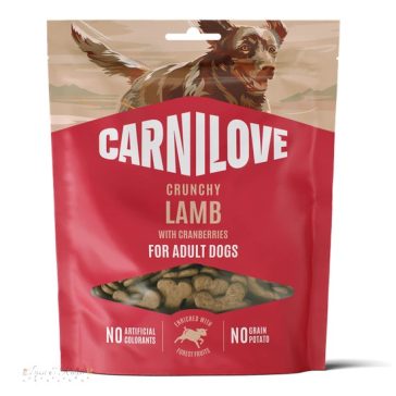   Carnilove Dog Crunchy Snack Lamb With Cranberries - Bárány Tőzegáfonyával 200g