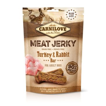   Carnilove Dog Jutalomfalat Jerky  Turkey&Rabbit Bar – pulyka&nyúl 100g