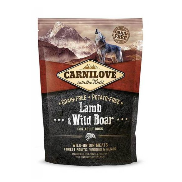 Carnilove Adult Lamb & Wild Boar- Bárány és Vaddisznó Hússal 1,5kg