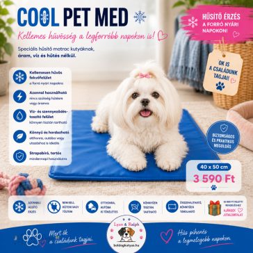   Cool Pet Med hűsítő matrac kutyáknak 40×50 cm – Hűsítő fekvőhely nyári melegre
