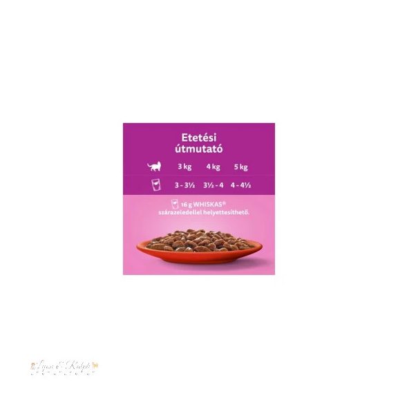 Whiskas alutasak Multipack klasszikus válogatás mártásban 80x85g