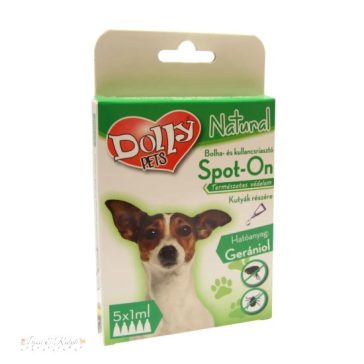   Dolly Natural bolha és kullancsriasztó spot on kutyák részére 5x1ml