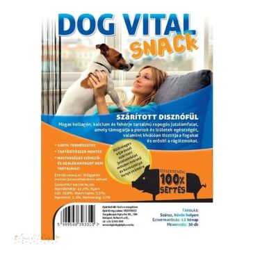 Dog Vital Disznófül 30db/karton