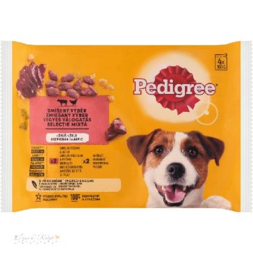 Pedigree alutasak 4-pack adult Marhával&Baromfival 4*100g