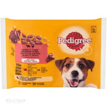 Pedigree alutasak 4-pack adult Marhával&Baromfival 4*100g