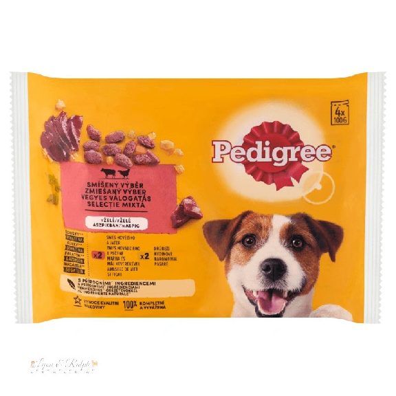 Pedigree alutasak 4-pack adult Marhával&Baromfival 4*100g