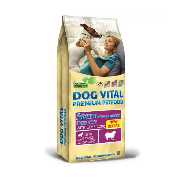 Dog Vital Adult Sensitive Medium Breeds Lamb 12kg