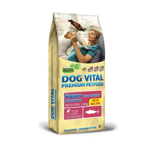 Dog Vital Adult Sensitive Mini Breeds Fish 12kg