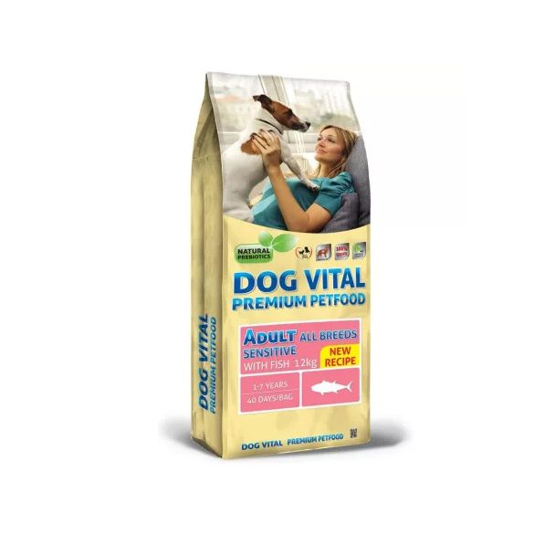 Dog Vital Adult Sensitive All Breeds Fish 12kg