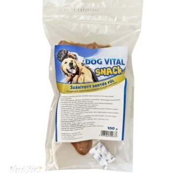 Dog Vital Szárított jutalomfalat sertés fül 100g (2db)