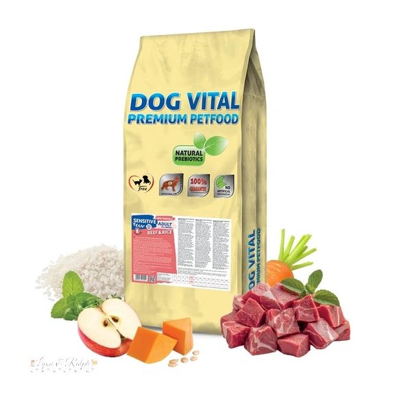 Dog Vital Sensitive Adult Beef, Rice&Pumpkin All breeds 12kg