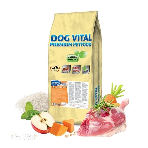 Dog Vital Sensitive Adult Duck, Rice&Pumpkin All breeds 12kg