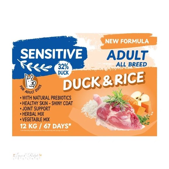 Dog Vital Sensitive Adult Duck, Rice&Pumpkin All breeds 12kg