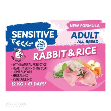   Dog Vital Sensitive Adult Rabbit, Rice&Pumpkin All breeds 12kg