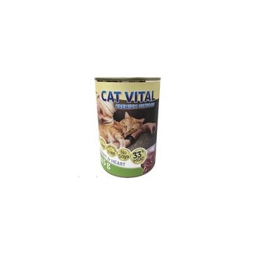 Cat Vital konzerv nyúl+szív 415g
