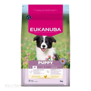 Eukanuba Puppy Medium kutyatáp 3kg