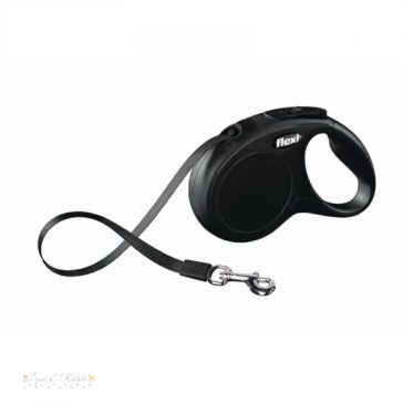   Flexi New Classic szalagos automata póráz L 5m 50kg-ig fekete