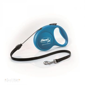 Flexi Fun 5m zsinóros automata póráz M 20kg-ig kék