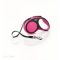 Flexi New Comfort szalagos automata póráz S 5m 15kg-ig rose