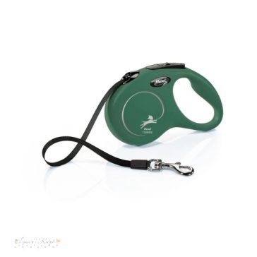 Flexi New Classic Szalag S 5m oliva zöld