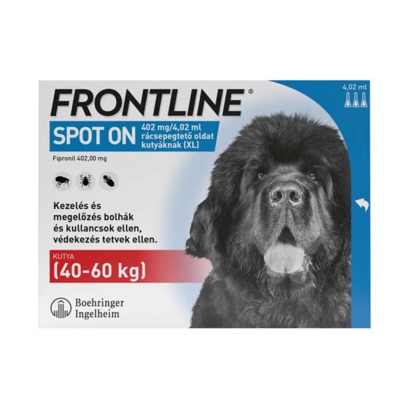 Frontline spot on XL kutya 40 kg felett 3x