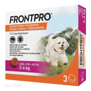Frontpro 11,3 mg rágótabletta 2-4 kg 3X