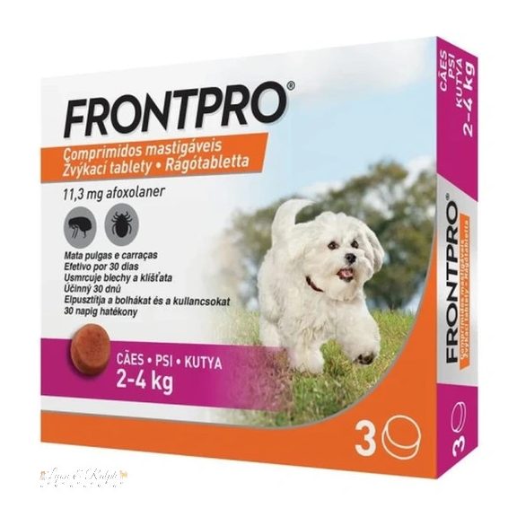 Frontpro 11,3 mg rágótabletta 2-4 kg 3X