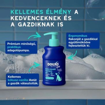   DOUXO® Skin & Coat SPA, Extra kímélo sampon, szagsemlegesíto 250ml