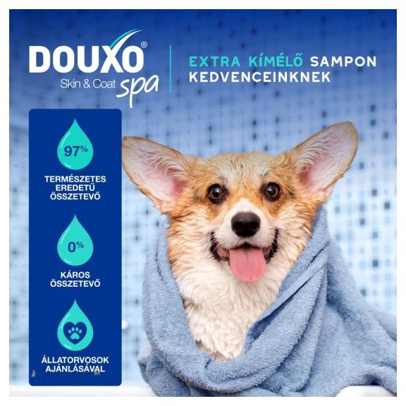 DOUXO® Skin & Coat SPA, Extra kímélo sampon, szagsemlegesíto 250ml