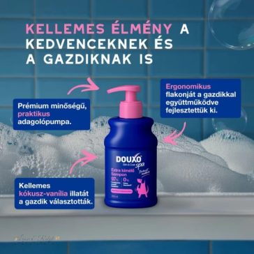   DOUXO® Skin & Coat SPA, Extra kímélo sampon, viszketésre hajlamos bőrre 250 ml